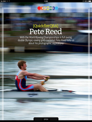 Interview with Pete Reed for Photography Week